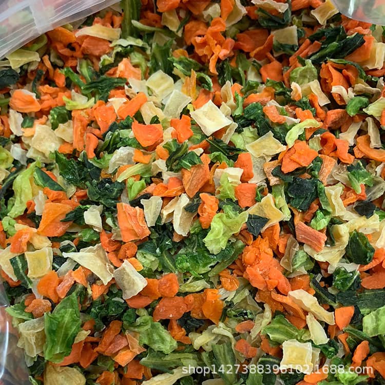 rau củ salad sấy cho chó , mèo , hamster, thỏ, bọ, sóc, nhím,...