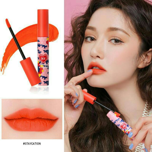 Son kem lì 3CE Maison Kitsune Velvet Lip Tint