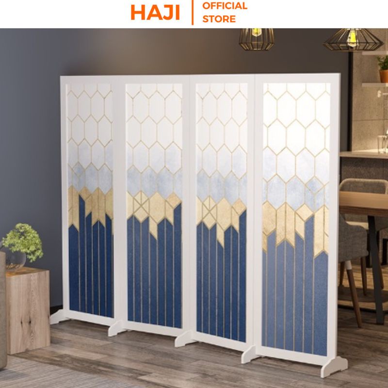 Vách ngăn phong thuỷ di động cho phòng khách HAJI BP.IN7 (SHIP TỪ 2 TẤM không chân)