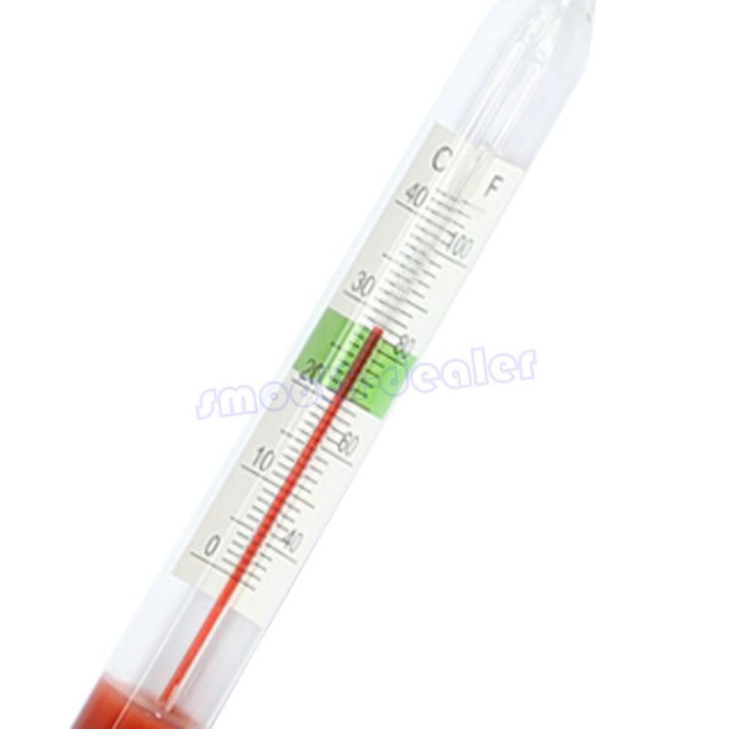 Máy đo độ mặn nước biển kiêm nhiệt kế thủy tinh dành cho hồ cá
