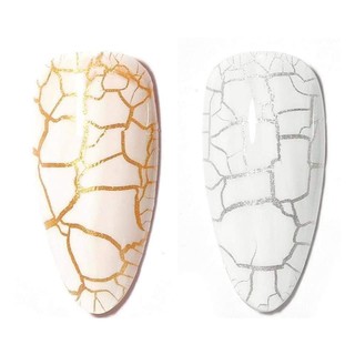 Sơn gel nứt , nứt Milan lẻ màu Trắng - Đen chai 15ml