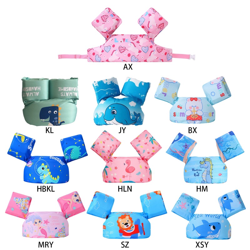 Tmdbyx Áo Phao Đeo Cánh Tay In Hoạt Hình Dành Cho Bé Tập Bơi
