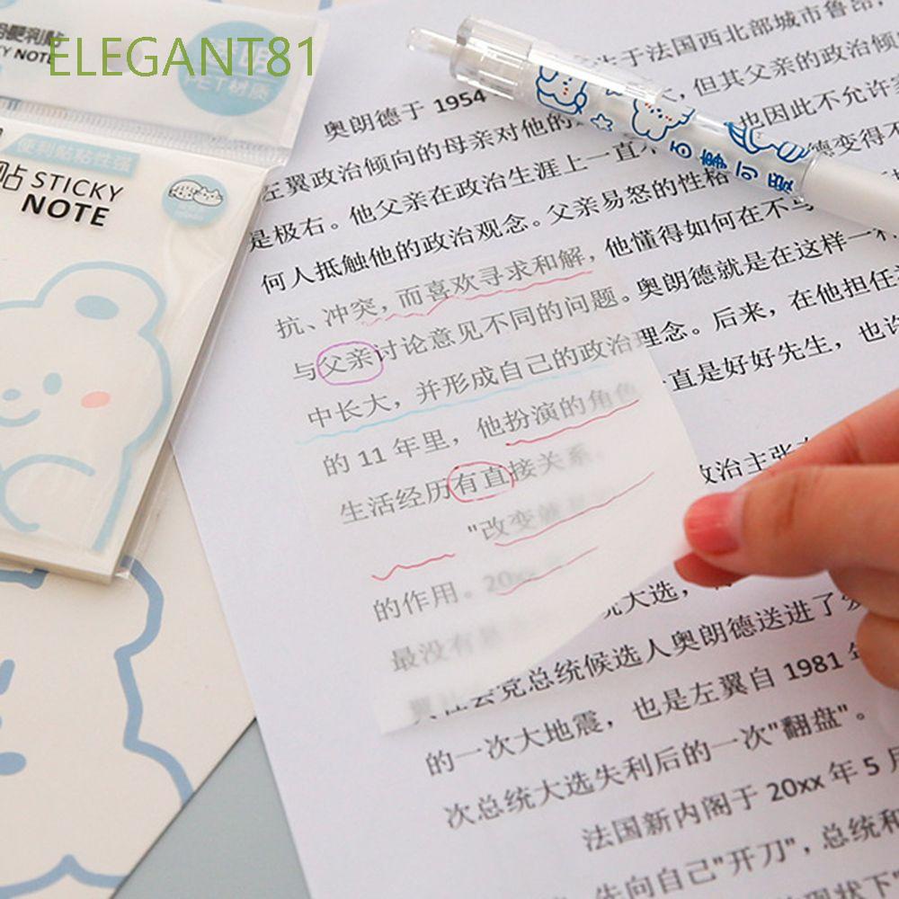 Giấy ghi chú trong suốt chống thấm nước ELEGANT81 PET