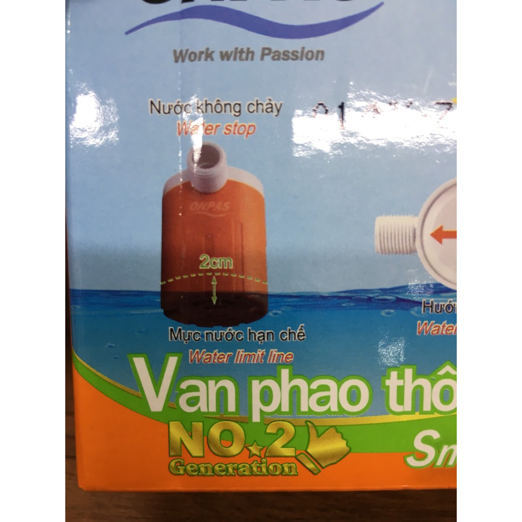 Van Phao nhựa tự động Onpas Phi 27 (Van phao thông minh)