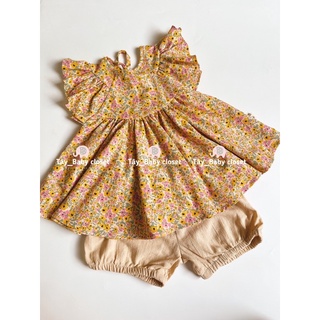 Set bộ đùi hoa nhí cotton cho bé gái