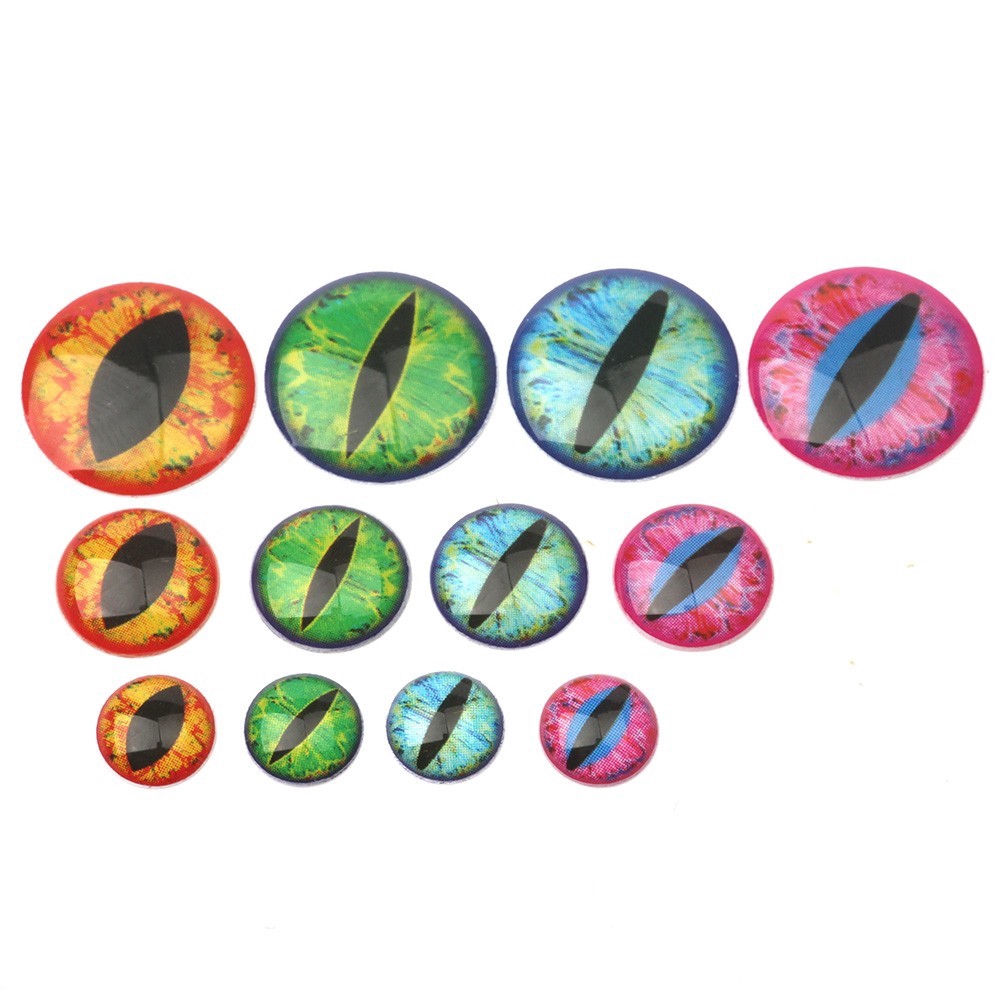 Mồi câu cá giả mắt 4d 6/ 8/ 12mm