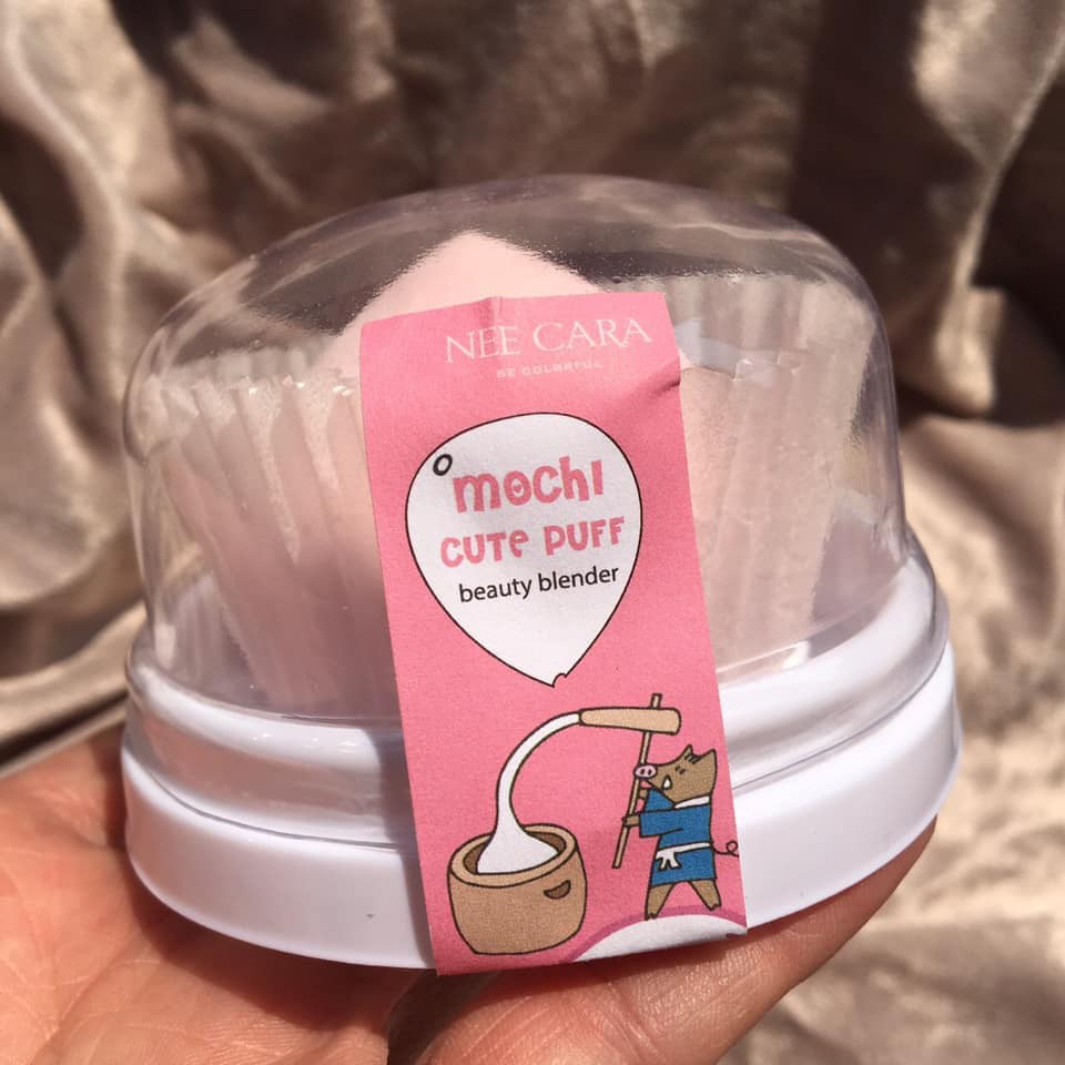 Bông Phấn Trang Điểm Nee Cara Phiên Bản Mochi Đáng Yêu