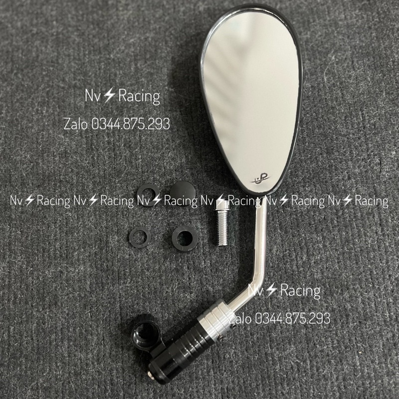 Kính kiểu giọt nước chân inox kèm bộ xoay 360 độ loại xịn