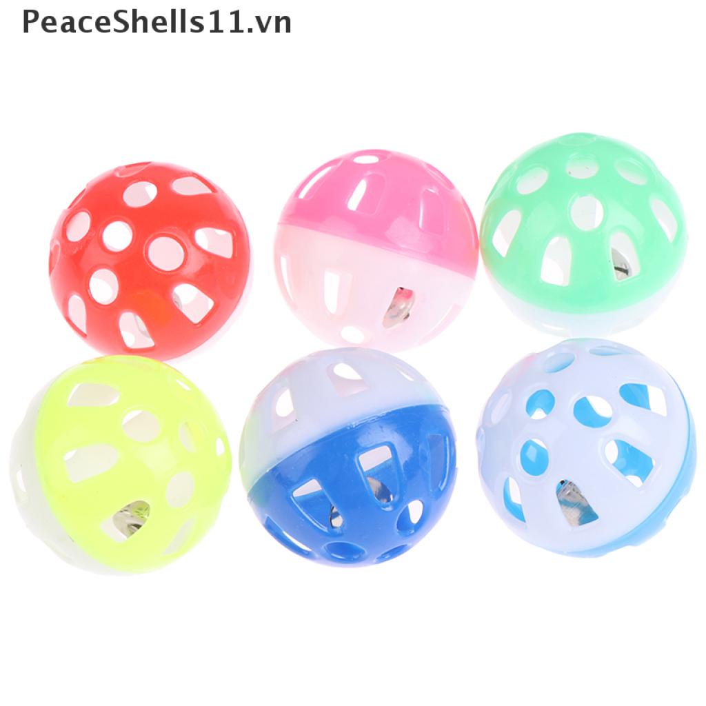 Đồ chơi bóng chuông có lỗ cho chim và mèo