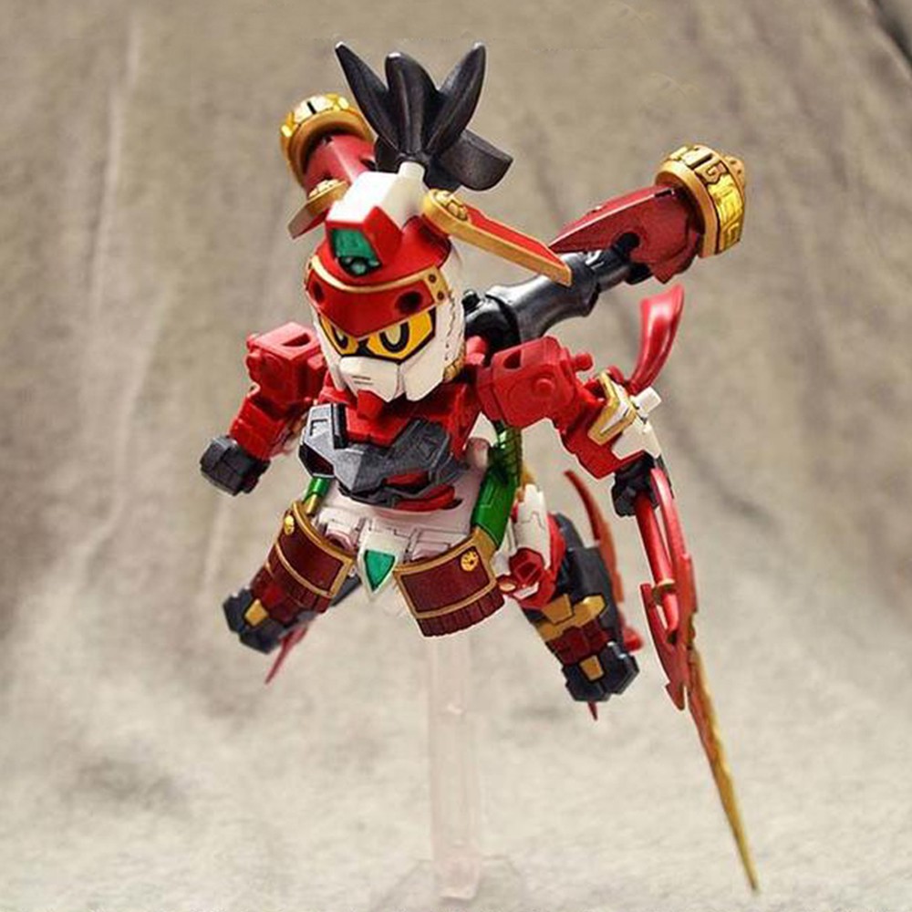 Đồ chơi lắp ráp SD Gundam B072 Natra full sets 3 đầu 6 tay kèm giá đỡ-mg AT Gundam Tây Du Ký New4all Journey to the West