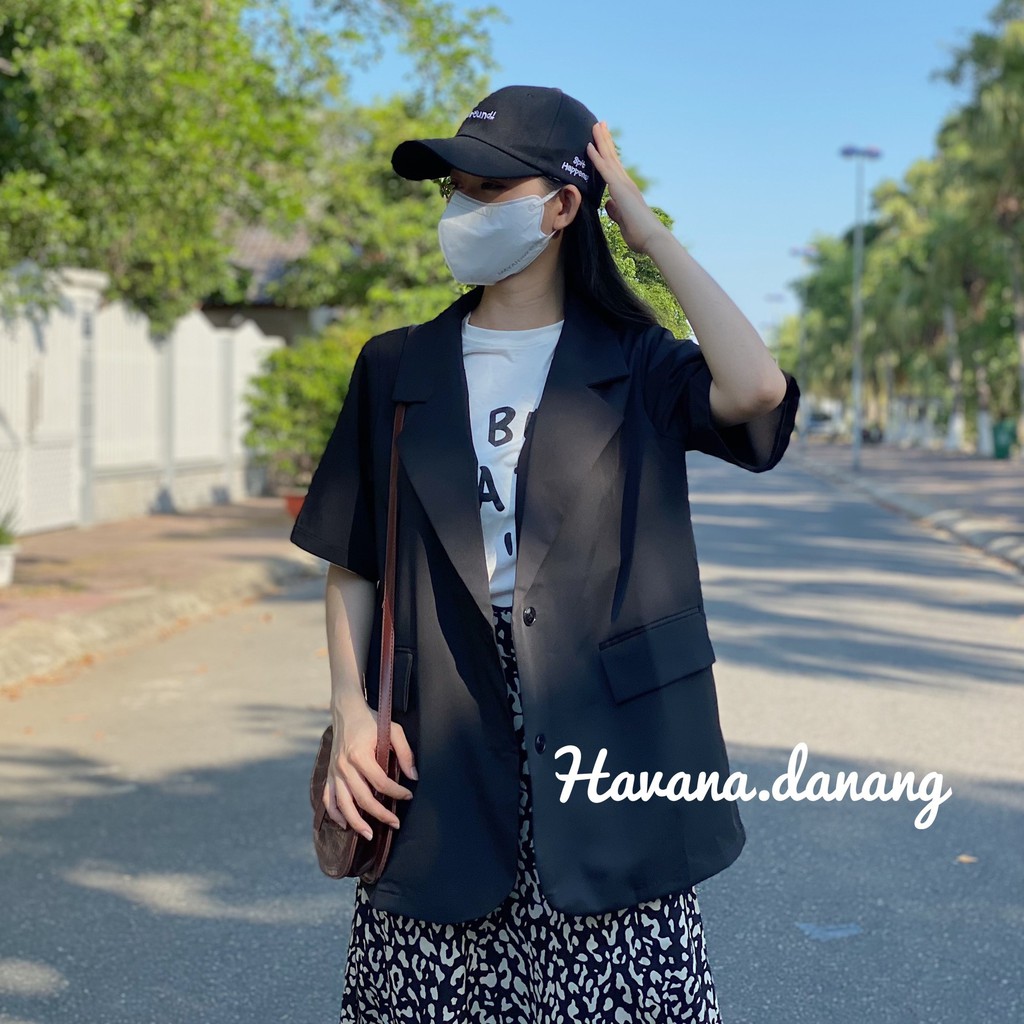 BLAZER TAY NGẮN ULZZANG 1 LỚP 🎉 [VIDEO]  ( ẢNH THẬT SHOP CHỤP )🎉 | BigBuy360 - bigbuy360.vn