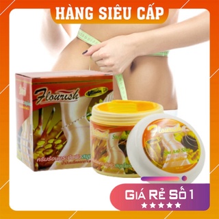 Kem tan mỡ bụng ❤️𝑭𝒓𝒆𝒆𝒔𝒉𝒊𝒑❤️ Kem tan mỡ bụng gừng ớt Flourish Thái Lan 500ml giúp đánh tan mỡ hiệu quả