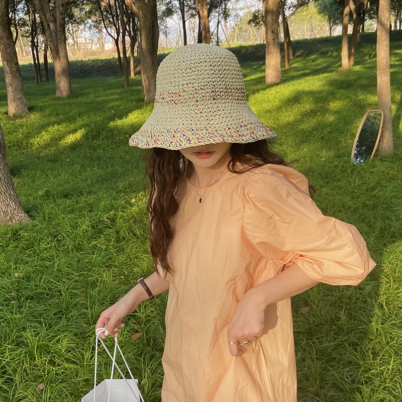 Nón tai bèo che nắng phong cách bohemian thời trang xuân hè cho nữ