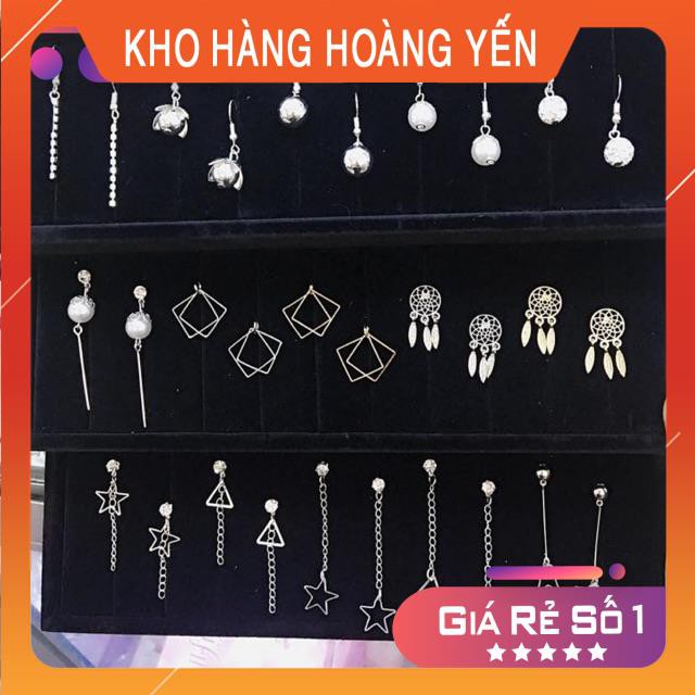 Combo sỉ 70 đôi khuyên tai