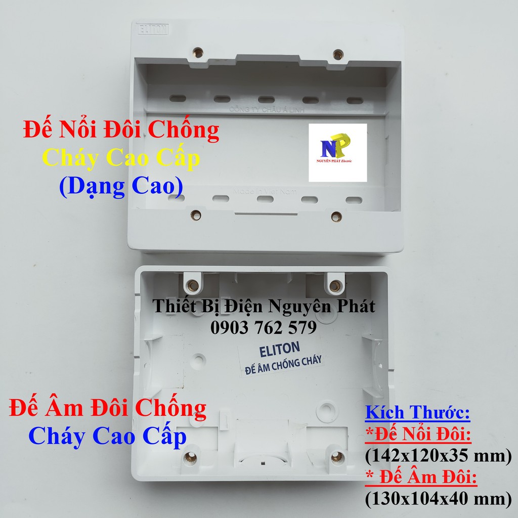 [ELITON] Đế Nổi Đôi Chống Cháy Cao Cấp (Dạng Cao)