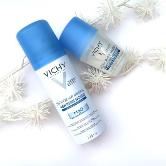 Lăn Khử Mùi Vichy - Cho Da Nhạy Cảm, Siêu Nhạy Cảm, Kéo Dài 48h-72h 50ml