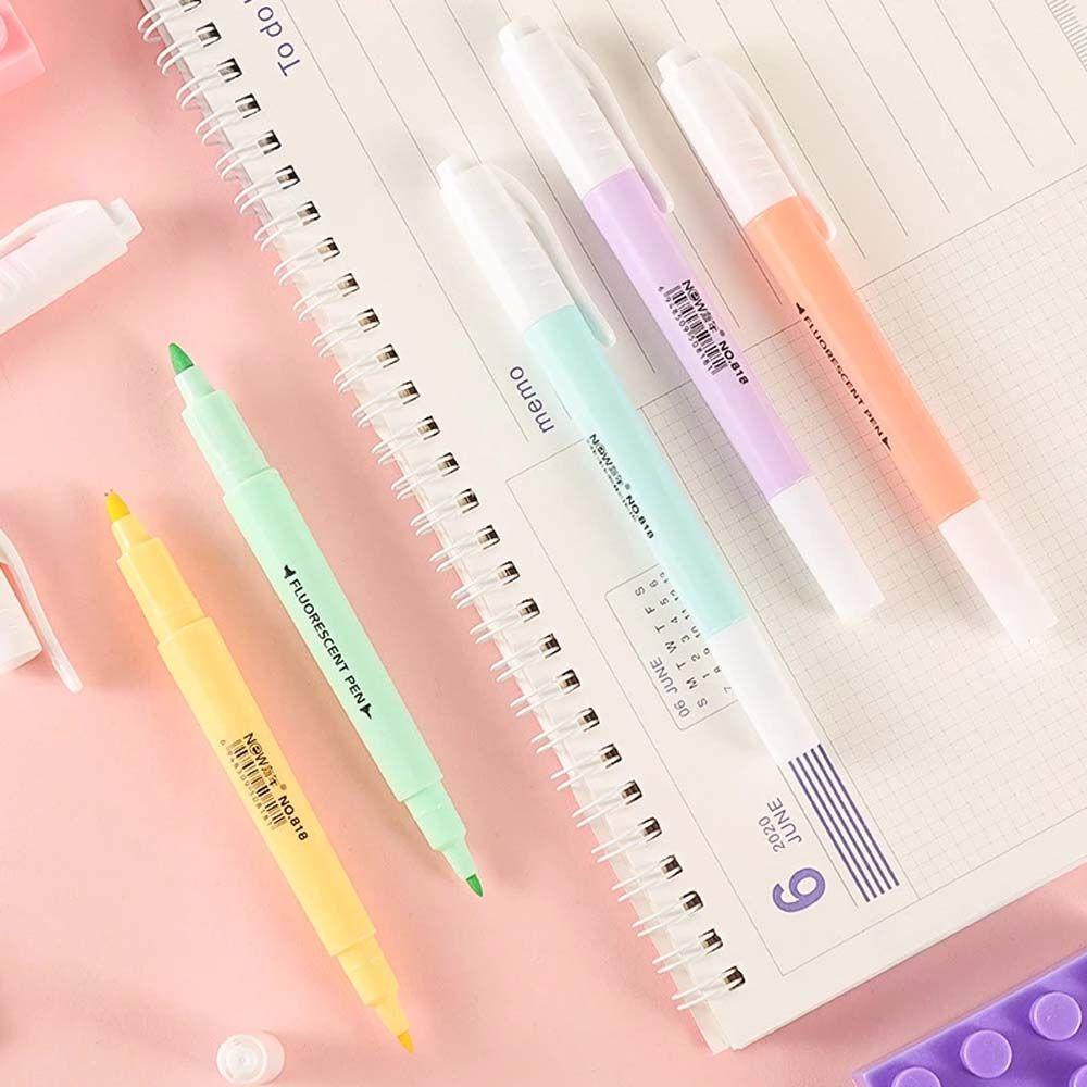 Set 6 Bút Dạ Quang Dùng Vẽ Tranh Màu Sắc Ngọt Ngào