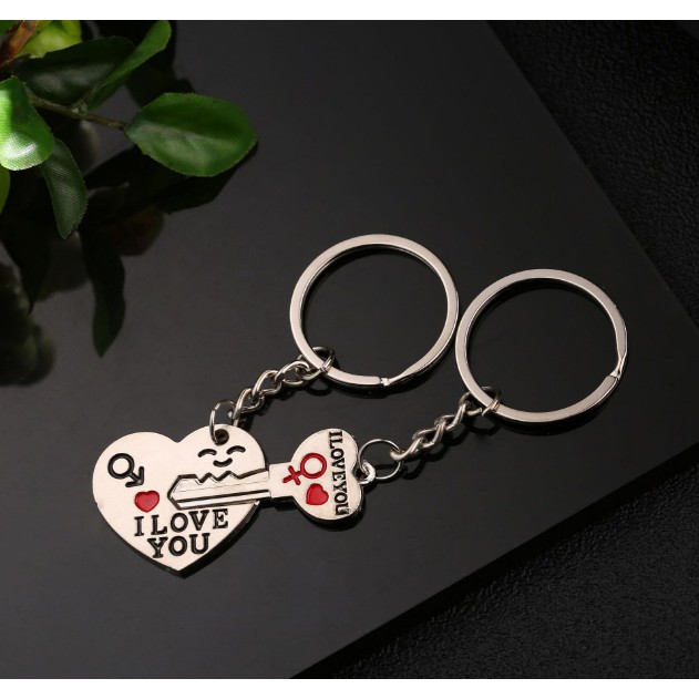 Móc chìa khóa hình I Love You - 4492