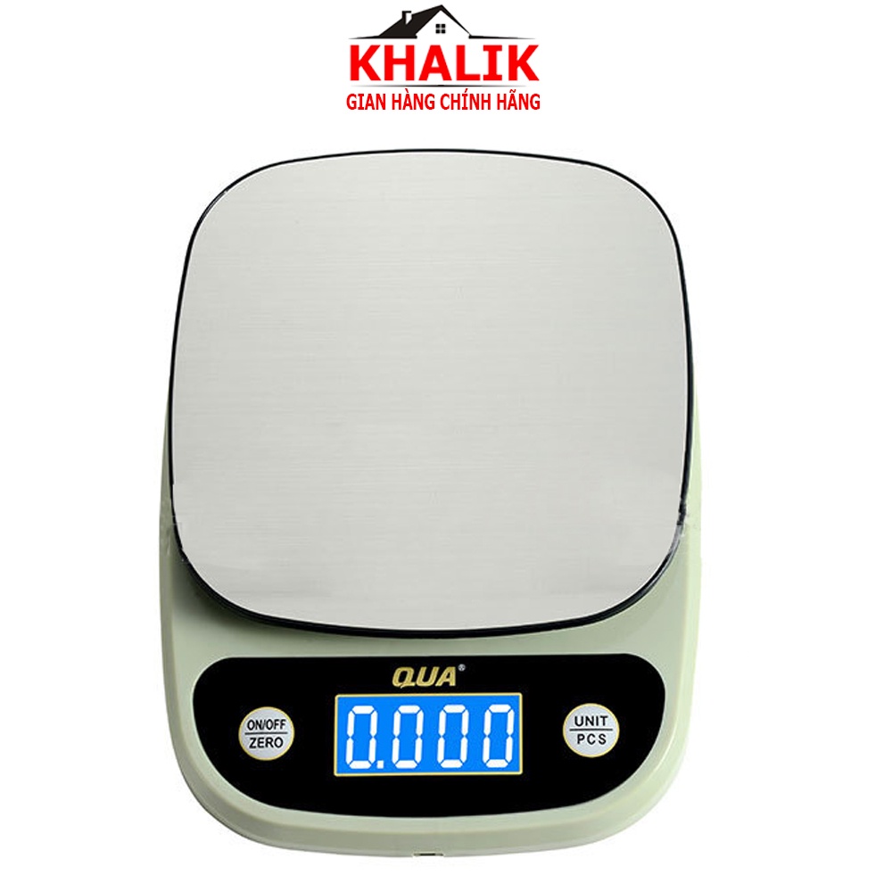 Cân điện tử nhà bếp KHALIK QUA-5kg dùng pin cần độ chính xác cao và ổn định