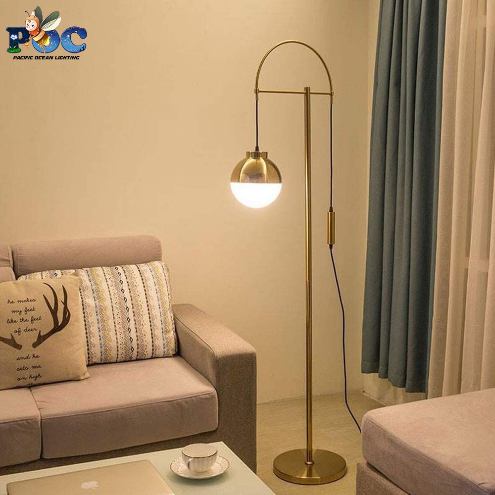 [FREESHIP] Đèn cây thân hợp kim mạ vàng siêu bền POC ML-559 Đèn đứng trang trí phòng khách kiểu dáng sang trọng