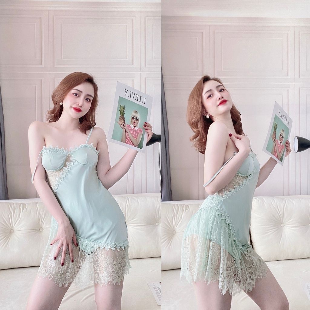 Đầm ngủ sexy❣️FREE SHIP❣️ Váy ngủ sexy Đầm ngủ sexy lụa Latin Chất Siêu Mát Dáng Siêu Xinh