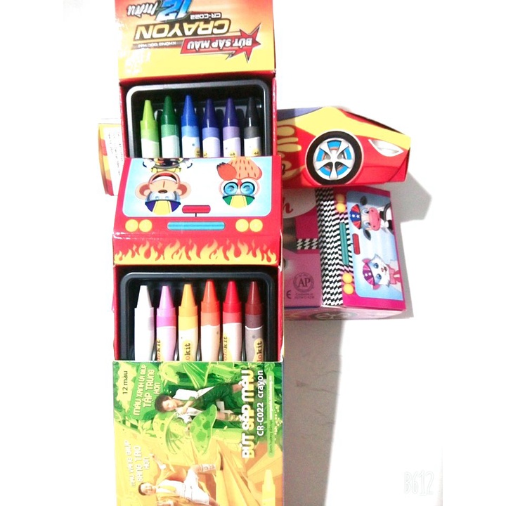 Bút sáp màu Colokit CR-C021  CR-C022 - 1 hộp