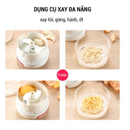 {SẢN PHẨM} Máy xay tỏi ớt cầm tay Mini Food Chopper