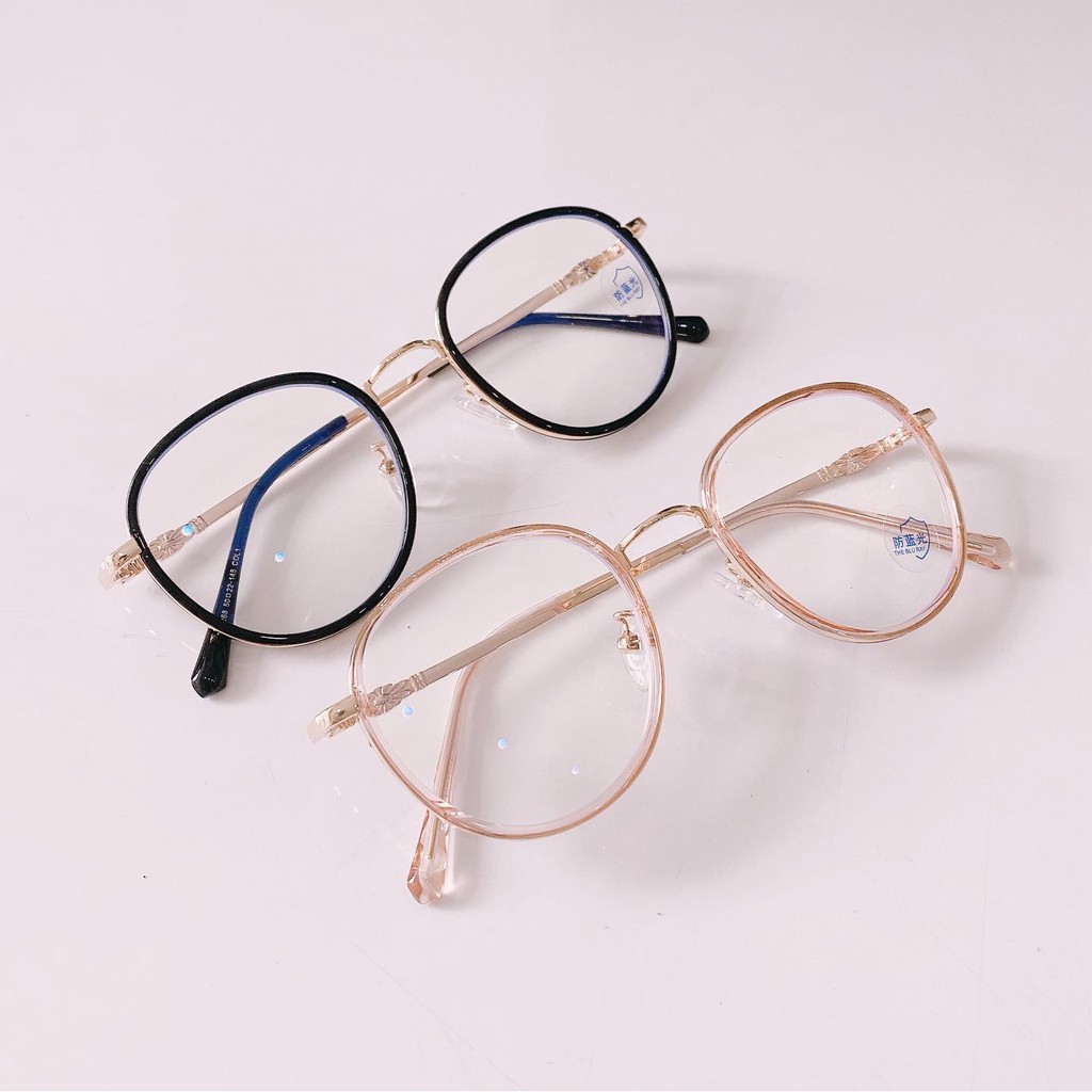 Gọng kính kim loại vuông bầu Gaigarden thời trang