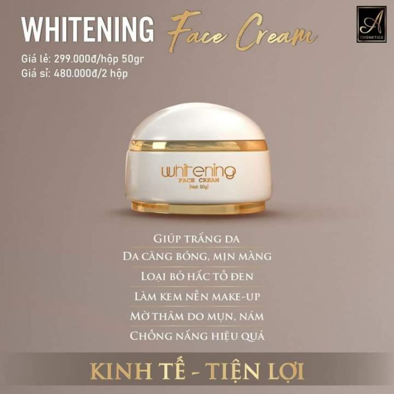 [ Chính hãng 100] Kem face Pháp A cosmetic Phương Anh chính hãng 100% nha.í đền 10 lần