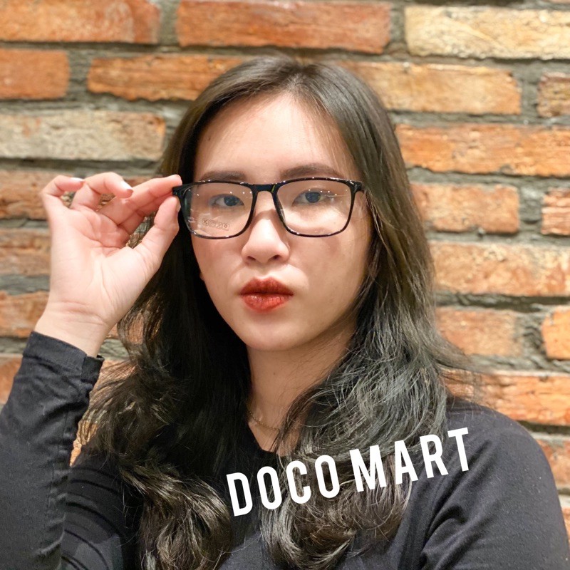 Gọng kính cận nam nữ mắt vuông chất liệu nhựa chắc chắn phụ kiện thời trang nhiều màu 6601 | BigBuy360 - bigbuy360.vn