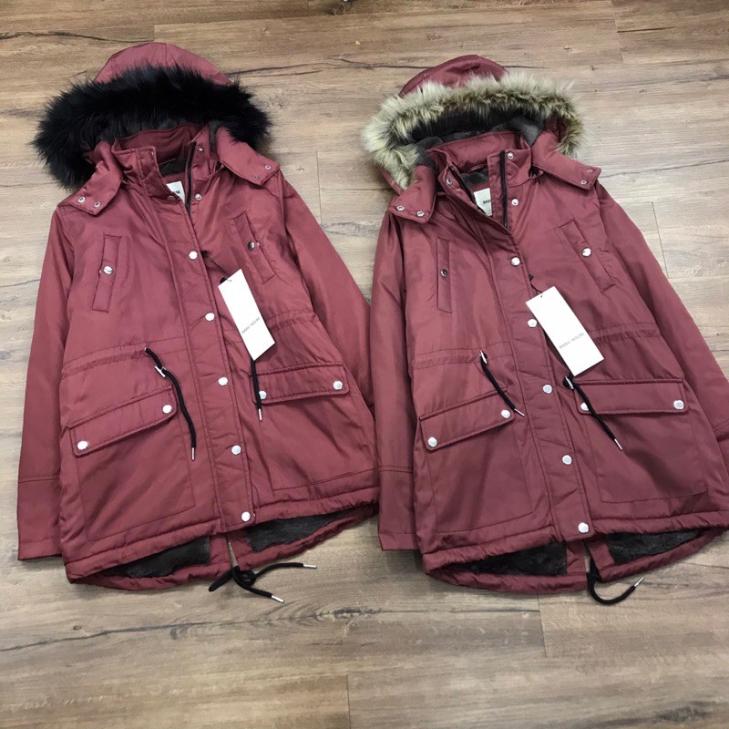 ak583 áo parka rút eo