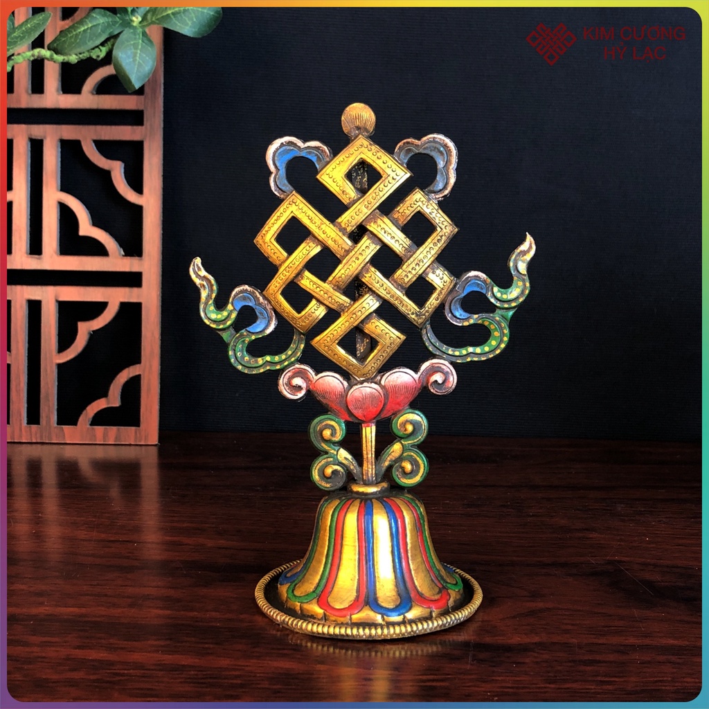 Tám Biểu Tượng Cát Tường Mật Tông [Kim Cương Hỷ Lạc] Vẽ Màu