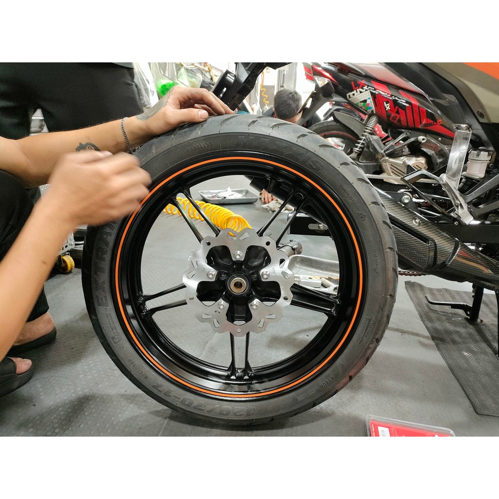 Đĩa thắng RCB chính hãng trước/ sau cho EX 150/155