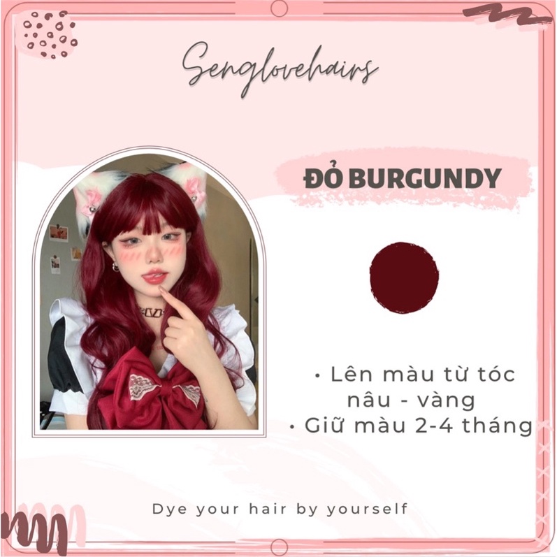 Thuốc nhuộm tóc màu ĐỎ BURGUNDY