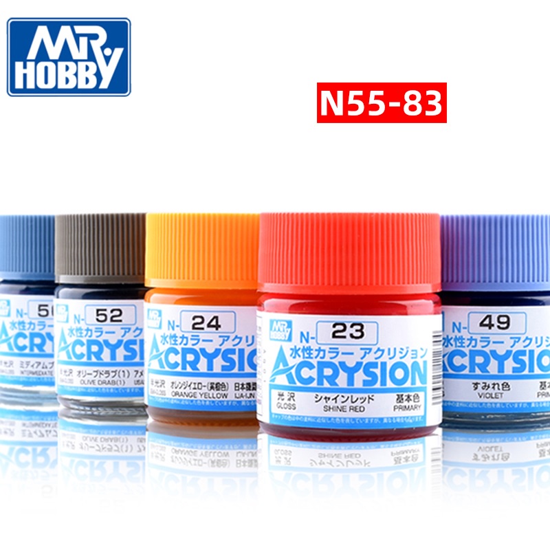 Sơn nước màu cơ bản Mr. Color Acrysion N55-N83 10mL Mr. Hobby - Sơn Mô Hình