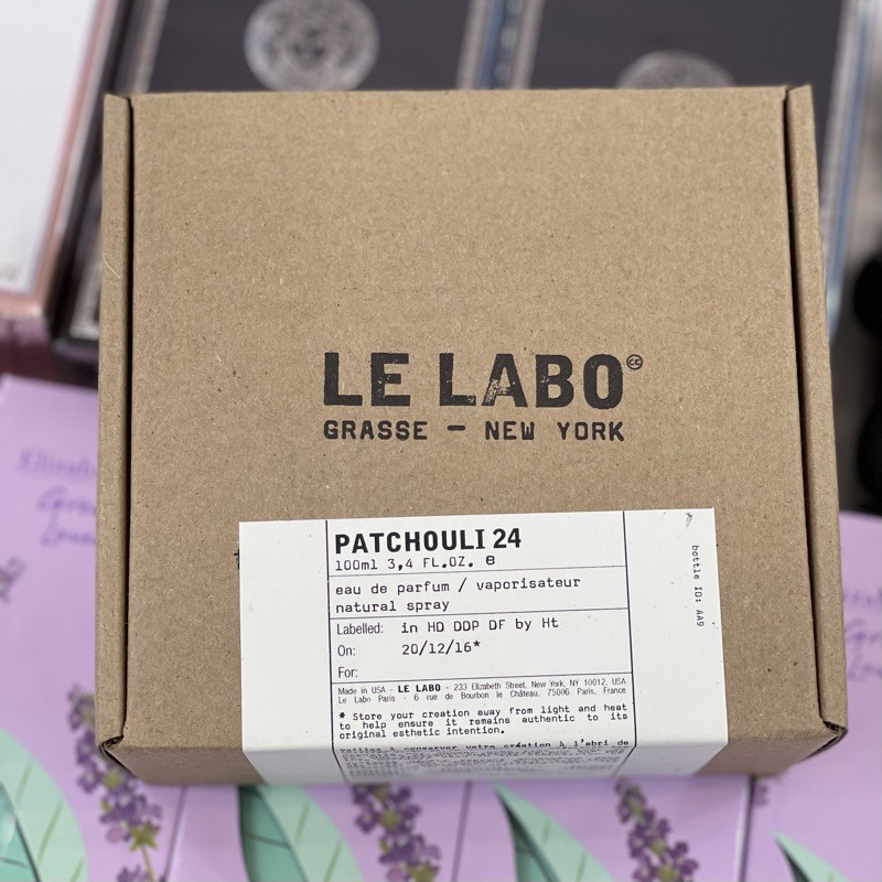 Nước Hoa Nam Le Labo Patchouli 24 100ml