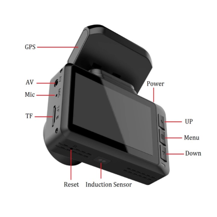 Camera hành trình 4K, Wifi, 2.45 inch nhãn hiệu Phisung G3 | BigBuy360 - bigbuy360.vn