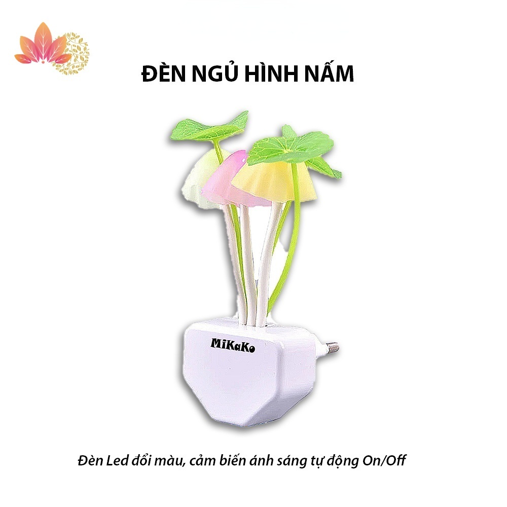 Đèn Ngủ Led Hình Nấm Có Thể Thay Đổi Màu Sắc JP5