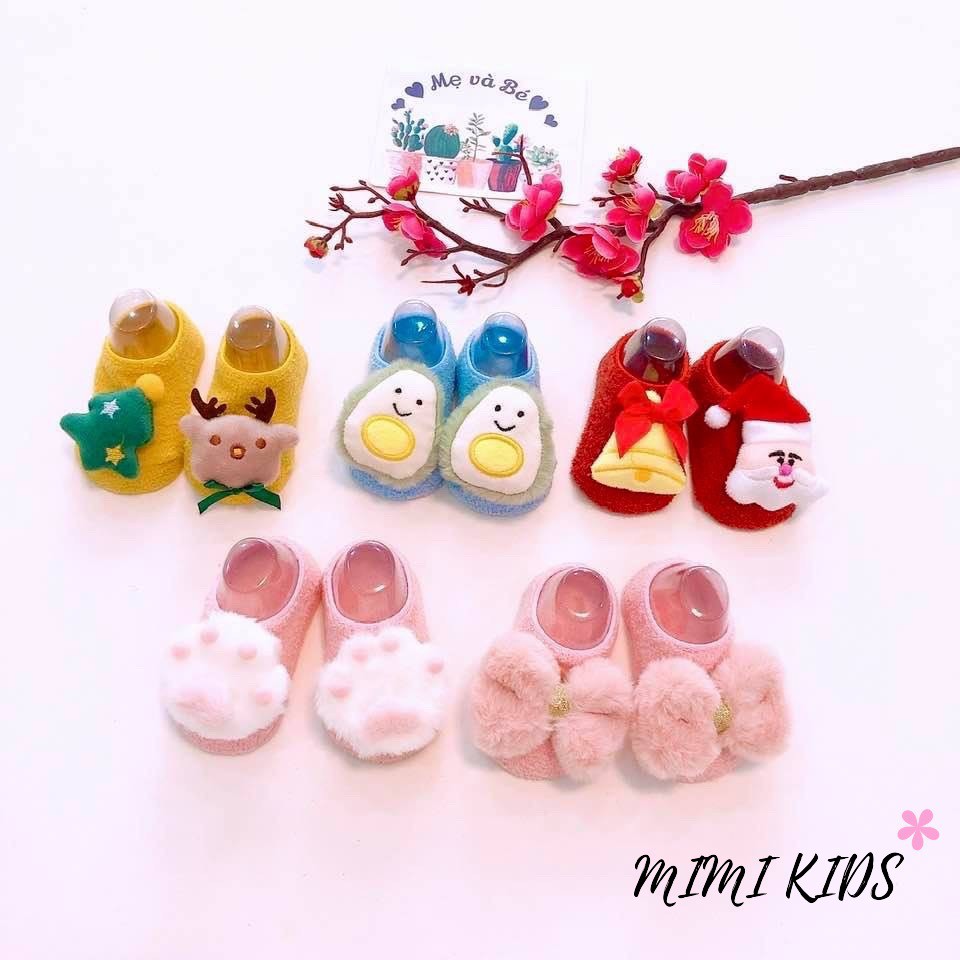 Tất thú cao cấp cho bé - bông xù Mimi Kids