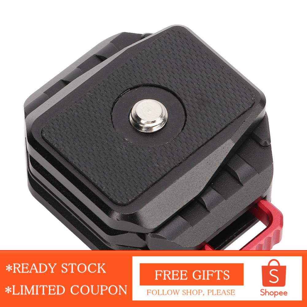 Alwaysonline V Lock Quick Release Plate Universal Camera Mount Adapter With 1/4in