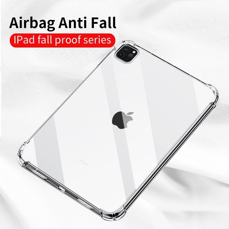 Ốp Lưng Silicon Trong Suốt Chống Sốc Cho Ipad Pro 12.9 11 10.2 2020 2017 2018 Ipad Case 9.7 Air 4 3 2 1