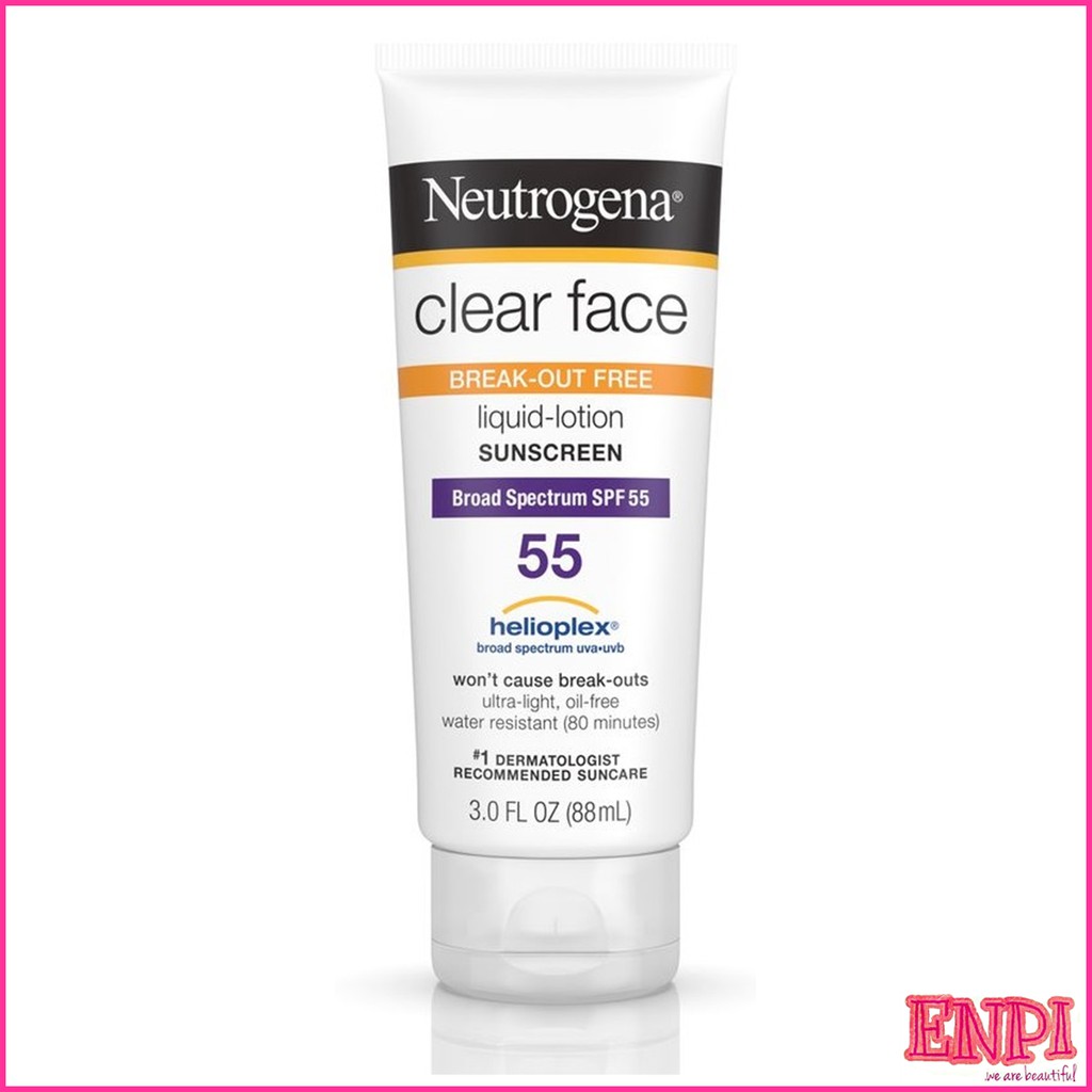 Kem chống nắng Neutrogena Clear Face SPF55