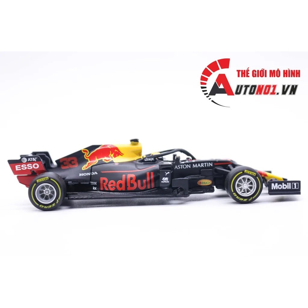 MÔ HÌNH XE F1 REDBULL RACING HEUER RB15 HỘP MICA 1:43 BBURAGO 7542