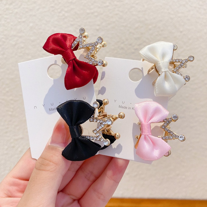 Kẹp Tóc Nơ Hai Mặt Thời Trang Mùa Hè Cao Cấp Cho Nữ