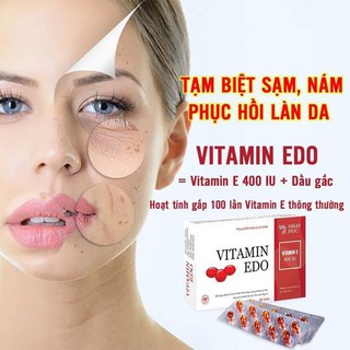 Vitamin EDO (Hộp 30 viên) - Vitamin E đỏ, Enat 400IU