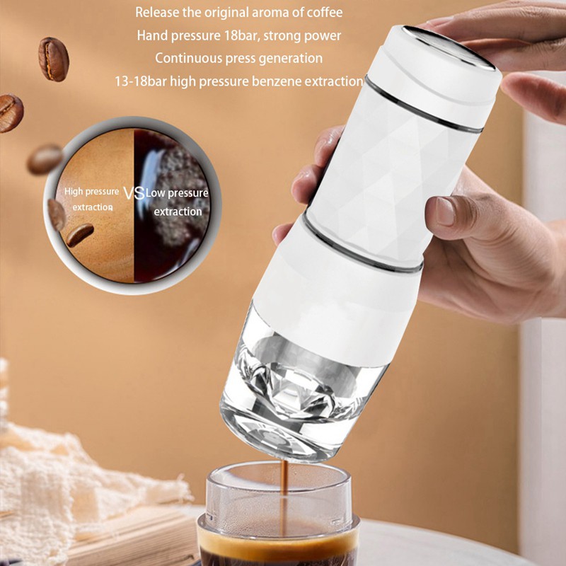 Máy Pha Cà Phê Espresso Mini Tiện Lợi