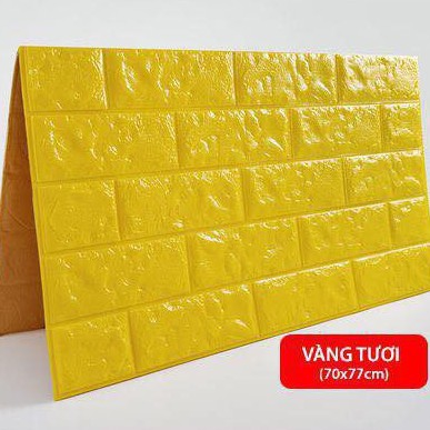 [Mã LIFEHLDEC giảm 10% đơn 99k] MIẾNG XỐP DÁN TƯỜNG 3D CHỐNG ẨM CÁCH ÂM CÁCH NHIỆT KT 70cm x 77cm DÀY 3MM | BigBuy360 - bigbuy360.vn
