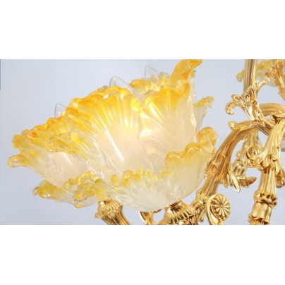 Đèn chùm ALISTAR phong cách Châu Âu hiện đại cao cấp loại 8 tay đẹp long lanh - Tặng kèm bóng Led cao cấp