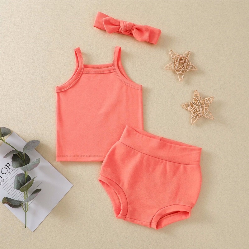 Đồ bộ 2 dây body bé trai bé gái kèm tuban xinh xắn