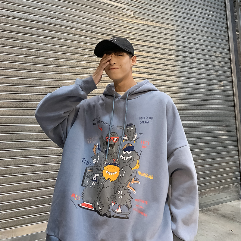 Áo Nỉ Cho Nam Tay Dài Kèm Mũ Phong Cách Hàn Quốc Thời Trang | BigBuy360 - bigbuy360.vn